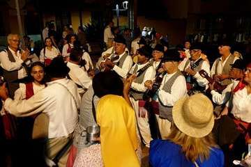 La carreta de Arenales triunfa en la romería de Valsequillo (Foto Francisco Javier Santana)